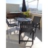 Kit Mesa 4 Cadeiras Alumínio com Espreguiçadeiras de Piscina - 3