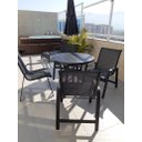 Ver imagem 3 de Kit Mesa 4 Cadeiras Alumínio com Espreguiçadeiras de Piscina