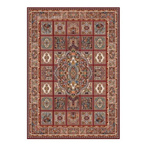 Tapete Persa Iraniano Vermelho Ideal para Hall Sala e Quarto 1,00x1,50cm