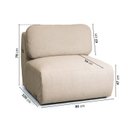 Ver imagem 6 de Sofá Modular 3 Lugares Orla CabeCasa MadeiraOriginals