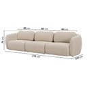 Ver imagem 4 de Sofá Modular 3 Lugares Orla CabeCasa MadeiraOriginals