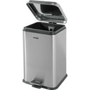 Ver imagem 4 de Lixeira Retangular 20L Inox Cinza VONDER