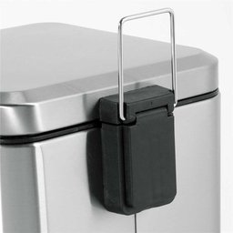 Lixeira Retangular 20L Inox Cinza VONDER - 7
