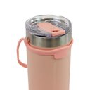 Ver imagem 2 de Copo Térmico Inox 710ml com Tampa Rosa Fosco Hermético