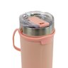 Copo Térmico Inox 710ml com Tampa Rosa Fosco Hermético - 2