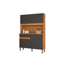 Ver imagem 6 de Armário Cozinha Tampo Balcão Slim 120cm Pequeno Estreito Ideal para Apartamento Robusto Nicho para M