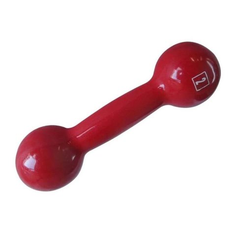 Halteres Ferro Fundido Emborrachado Crossfit Academia 2kg