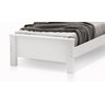 Cama Solteiro para Quarto Pes de Madeira Branca - Mila - 4