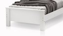 Ver imagem 4 de Cama Solteiro para Quarto Pes de Madeira Branca - Mila
