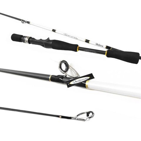 Vara de Carretilha em Carbono 1,70m 30lbs Safira Cabo UP Set Dayama