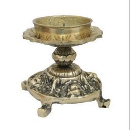Castiçal Bronze Vela 7 Dias Igrejas Casa Decoração Missa - 1