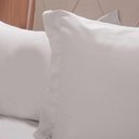 Ver imagem 5 de Jogo de Cama Solteiro 200 Fios Liso 3 Peças Algodão Amêndoa Tessi