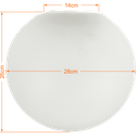 Ver imagem 2 de Globo de Vidro sem Colar 15 X 28 para Lustre e Pendente:branco Brilho/n/a