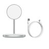 Carregador Magnético Indução Rápido Wireless Carregar Celular Vertical Suporte Desktop Baseus carreg - 4