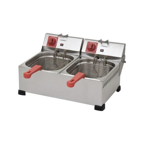 Fritadeira Elétrica Água e Óleo 12 Litros Marchesoni 2 Cubas sem Tampa 3000w 220v - Ft.1.622.st