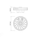 Ver imagem 2 de Ventoinha Suporte da Lâmina Tramontina para Cortador de Grama Ce45m Tramontina