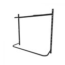 Ver imagem 3 de Arara de Roupas para Loja Quarto Closet 6 Peças Regulável 100x100 Cm Cor Preto Kit Clst1p26