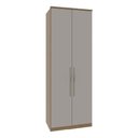 Ver imagem 1 de Guarda Roupa Modulado 02 Portas 234cm Setiba - Carvalho/fendi