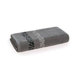 Toalha de Rosto Karsten Fio Cardado Dimas Urbano/Preto