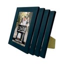 Ver imagem 1 de Kit 4 Porta Retrato 13x18 Decorativo Gravata Acetato Fotografico Sala Poster Cor:preto