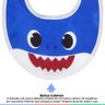 Kit Babador Infantil Para Bebê Com Bolso Coletor e Botão 2 Unidades Baby Shark BabyGo - Amarelo e Az - 2