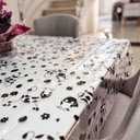Ver imagem 4 de Toalha de Mesa Pvc Transparente 2,00x1,40 Impermeável Mod 13