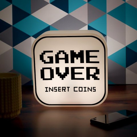 Luminária Game Over