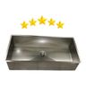 Cuba Cozinha Gourmet Aço Inox Quadrada 80 Cm - 1