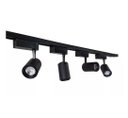 Ver imagem 4 de Kit Trilho Eletrificado 1m + 4 Spot Led 7w Preto 4000k