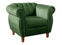 Ver imagem 3 de Poltrona Realeza Cor:Veludo Verde 270
