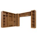 Ver imagem 1 de Guarda Roupa Modulado Dallas 8 Módulos 9 Portas de Bater 3 Gavetas