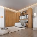 Ver imagem 3 de Guarda Roupa Modulado Dallas 8 Módulos 9 Portas de Bater 3 Gavetas