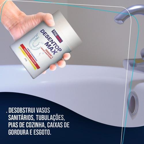 Desentop Vaso Sanitário Esgoto Pia Desentupidor 500gr - 4