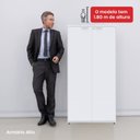 Ver imagem 6 de Armário Alto para Escritório 2 Portas com Chave 159,6cm P25 Branco
