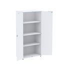 Ver imagem 5 de Armário Alto para Escritório 2 Portas com Chave 159,6cm P25 Branco