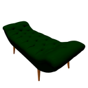 Ver imagem 1 de Recamier Sofá Calçadeira 1,98 M Realeza:suede Verde Musgo