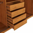 Ver imagem 6 de Guarda-roupa Casal 3 Portas de Correr 4 Gavetas Íris Yescasa