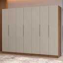 Ver imagem 3 de Guarda-Roupa Modulado 280 cm 7 Portas 4 Gavetas Rustic/Crema Neo Madesa 01