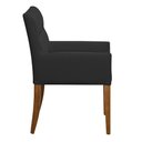 Ver imagem 7 de Kit 2 Cadeiras para Mesa de Jantar Angel Base Madeira Corano Preto - Nexta Casa