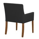 Ver mais imagens de Kit 2 Cadeiras para Mesa de Jantar Angel Base Madeira Corano Preto - Nexta Casa