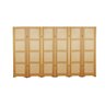 Biombo Ripado 45 6 Folhas c/ 12 Pezinhos - 1