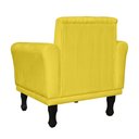 Ver imagem 3 de Poltrona Decorativa Classic Capitonê Suede Diversas Cores - DS Estofados - Amarelo