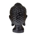 Ver imagem 7 de Escultura Cabeça de Buda Cerâmica Preto Brilhante 26,5cm Columbus Gold