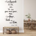 Ver imagem 1 de Adesivo de Parede Decorativo Frase Motivacional o Segredo - George Carlin