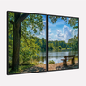 Quadro Lago da Serenidade Beleza Paisagem Natural - 2