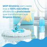 Mop Esfregão Giratório com Cesto Inox Elomio Azul - 4