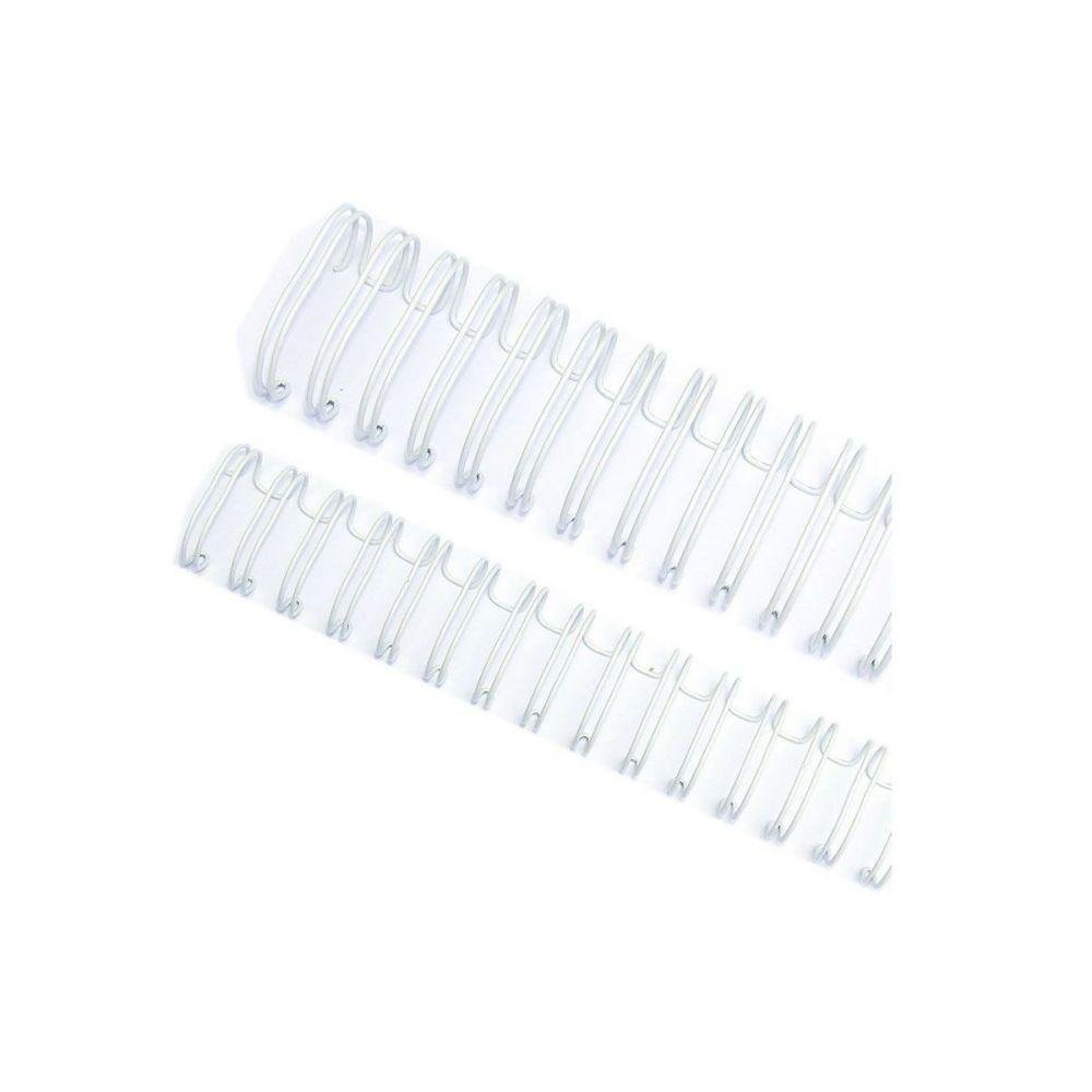 Wire-o Garra Duplo 3/8 60 Folhas A4 3x1 Branco 100 Unidades - 3