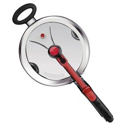 Panela de Pressão Clock 4,5 Litros Original Polida Fechamento Interno - 4