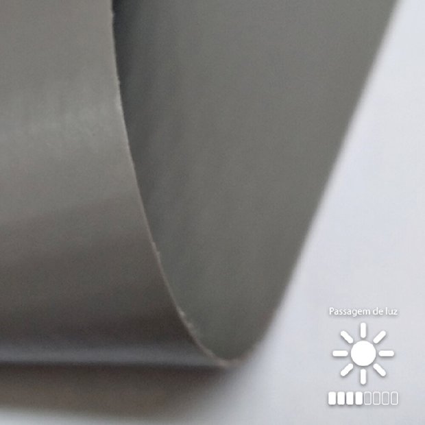 Ver imagem 1 de Lona PVC - DF Cinza Cobre (cod.703) - 1,40m x 1m