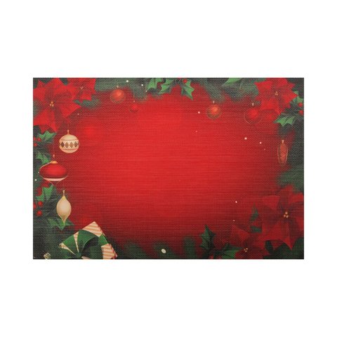 JOGO AMERICANO TEXTILENE NATAL 45X30CM DEC VERDE Red Natal